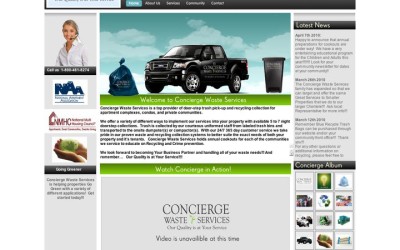 Concierge Waste Management (cowaste) Web Design