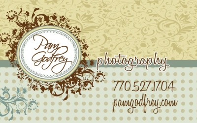 Pam Godfrey Photography –  Business Card Design