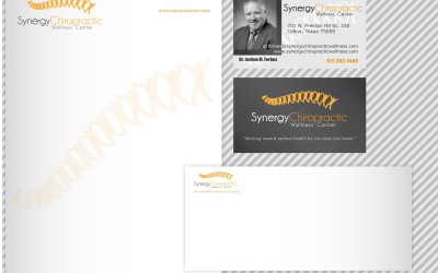 Synergy Chiropractic Wellness Center – Stationery and Business Card Design