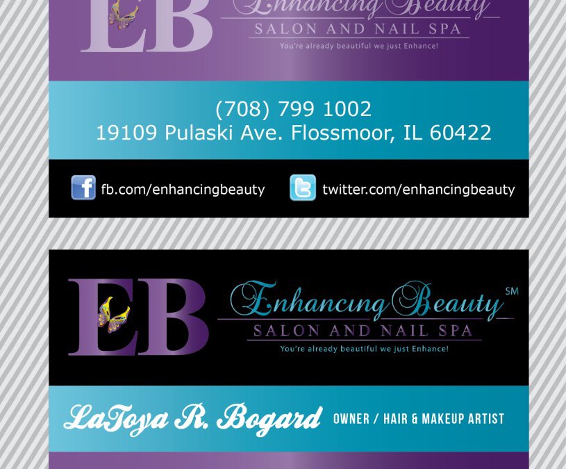 Enhancing Beauty – Business Card Design