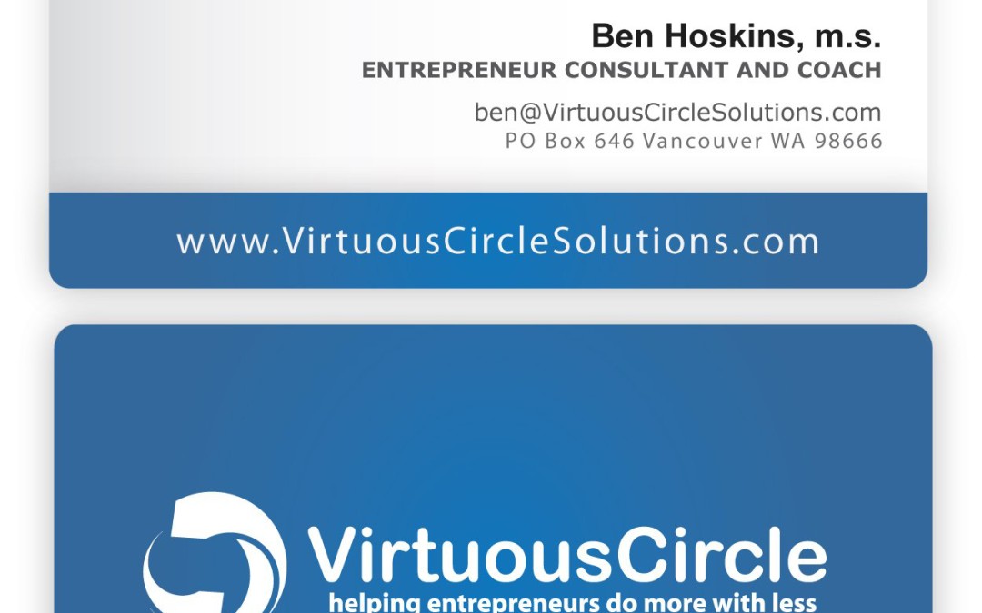 Virtuous Circle – Business Card Design