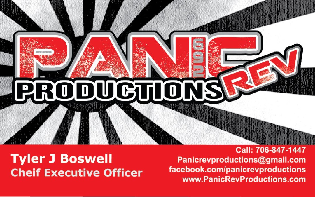 Panic Rev Productions – Business Card Design