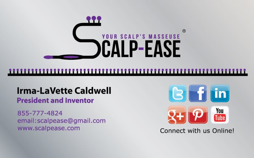 Scalp Ease – Business Card Design