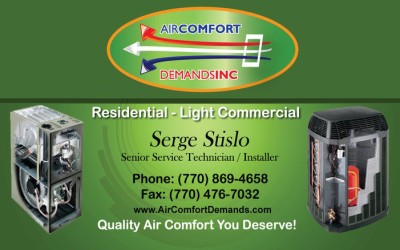 Air Comfort Demands Inc. – Business Card Design