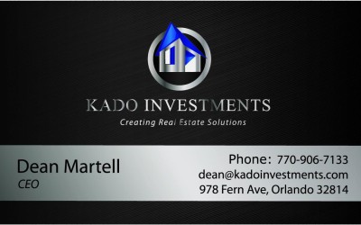 Kado Investments – Business Card Design