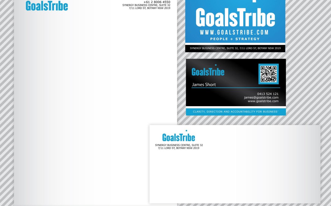 Goals Tribe – Stationery and Business Card Design