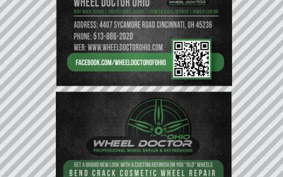 Wheel Doctor Ohio Business Card Design